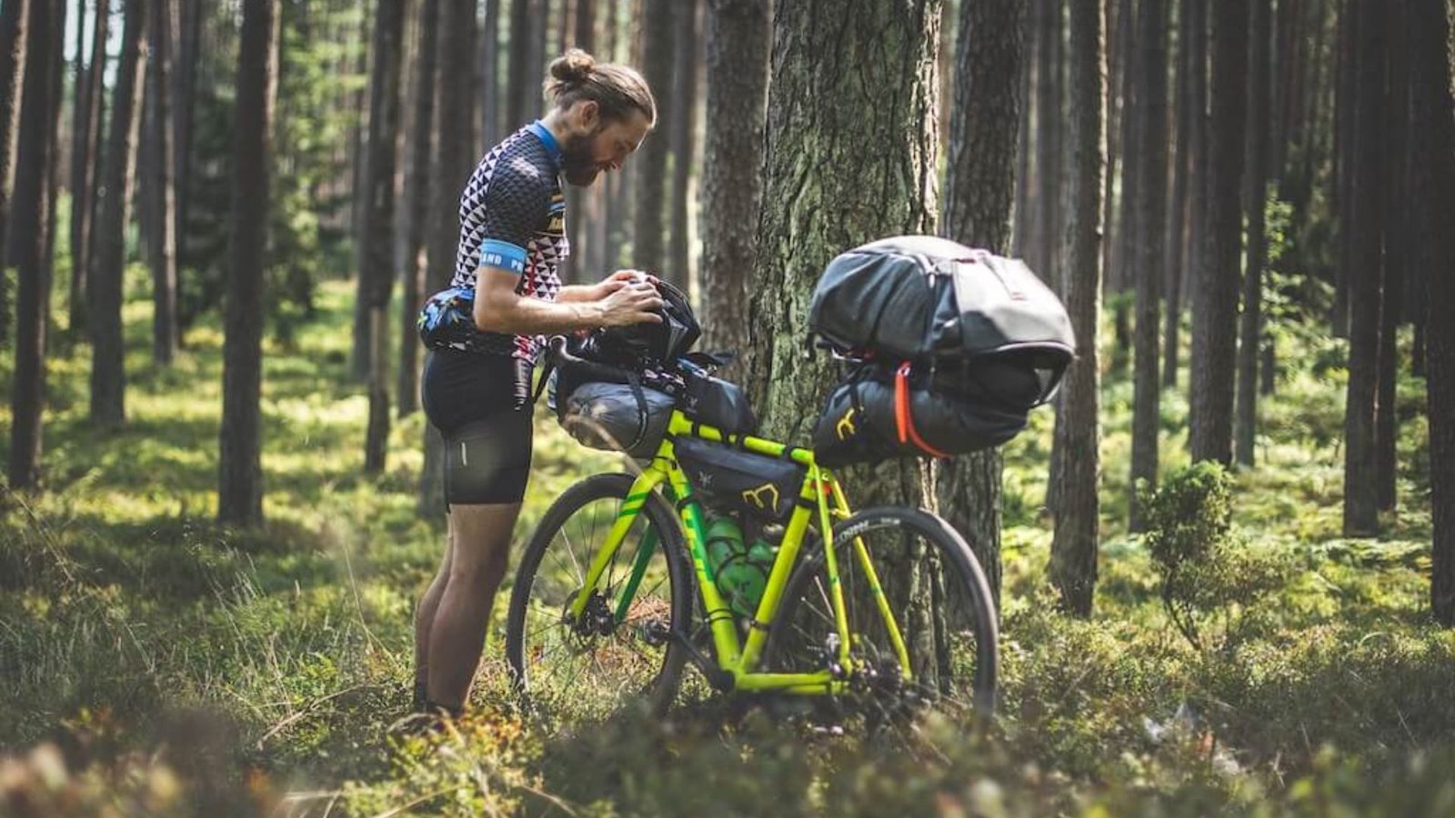 A man Exploring Malatya by Bicycle